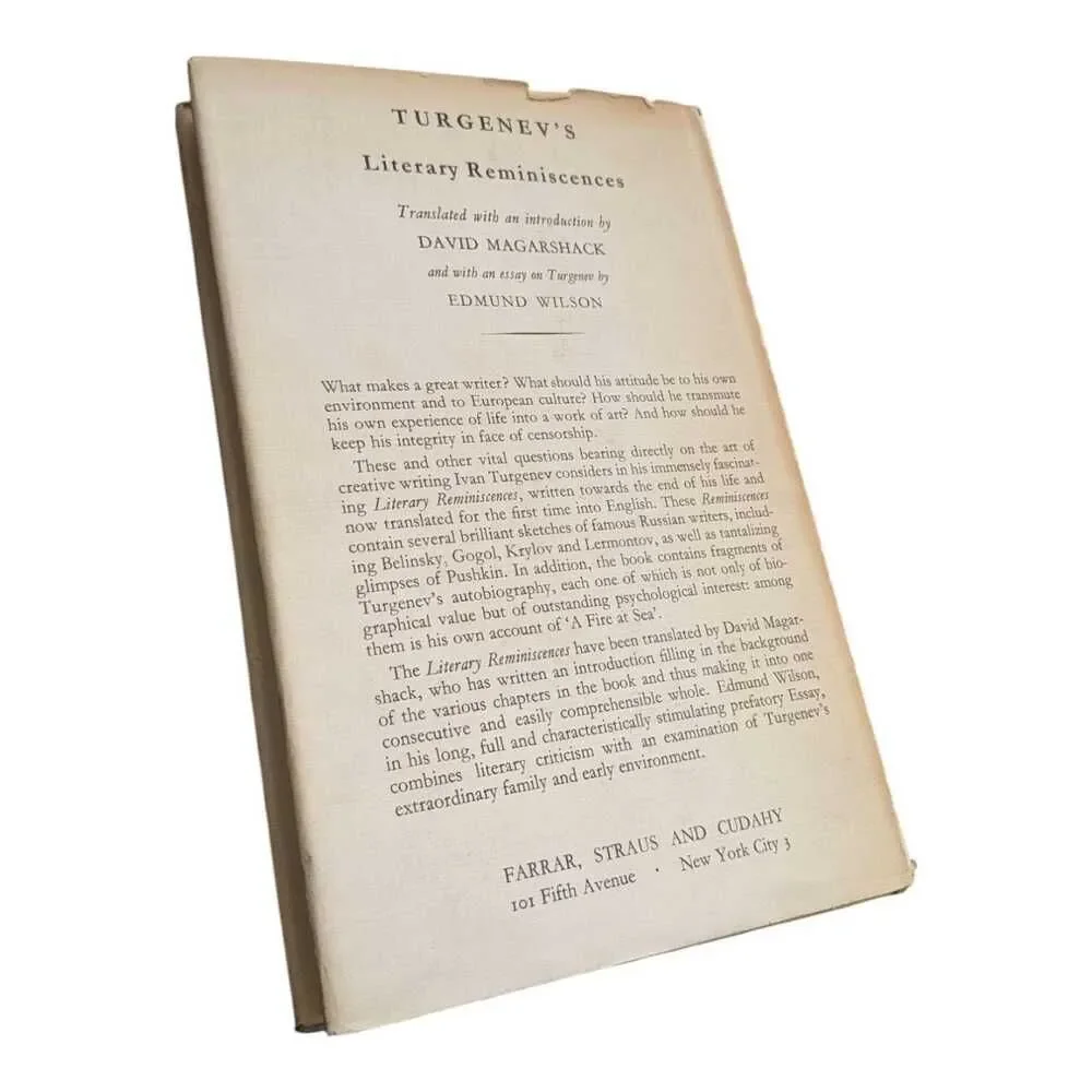 The Torrents of Spring Ivan Turgenev 1st Edition Hardcover Book 1959 Dust Jacket